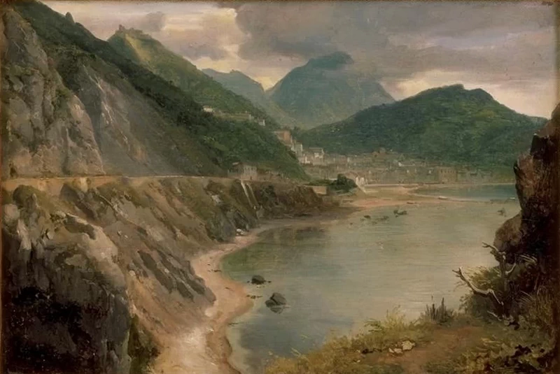 Vista sulla città e sul golfo di Salerno - Musee Condé